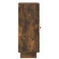 vidaXL Servírovacia skriňa Dymový dub 33 x 34,5 x 90 cm