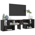 vidaXL TV skrinka, sivá 149x30x52 cm, kompozitné drevo