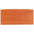 vidaXL Záhradný kvetináč voskovohnedý 100x100x49,5 cm masívna borovica