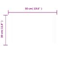 vidaXL LED kúpeľňové zrkadlo 50x30 cm