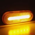 Oranžové obrysové svetlo - oválne LED- OM-01-O