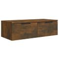 vidaXL Nástenné skrinky 2 ks dymový dub 68x30x20 cm spracované drevo