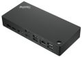 Lenovo ThinkPad Universal USB-C Dock - EU Dokovacia stanica, 3x USB 3.1, 1x USB typ C, 2x USB 2.0, 2x DisplayPort, 1x HDMI, 1x RJ-45, audio, 90W, čierna