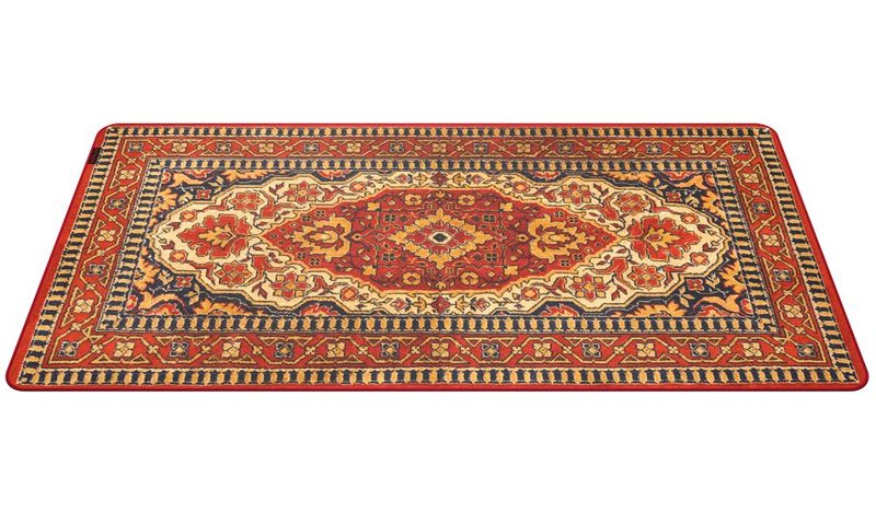 Krux podložka na stůl Space Carpet MAX / 60x120cm / voděodolná / design koberce Podložka pod myš, 600 × 1200 mm, mikrofiber, control povrch, protiskluzová, odolná proti tekutinám, perský design, cerná