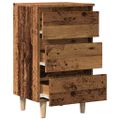 vidaXL Nočná skrinka Old Wood 40x35x69 cm Engineered Wood