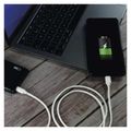 Kábel USB-C 2.0 / Lightning MFi, EMOS SM7015W, 1 m, biely