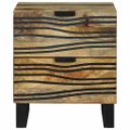 vidaXL Nočný stolík Prírodná 40 x 33 x 46 cm Kompozitné drevo