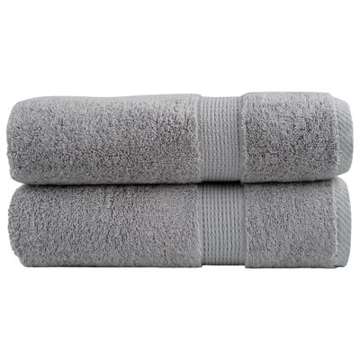 vidaXL Prémiové osušky SOLUND 2 ks sivé 100x150 cm 600 g/m2