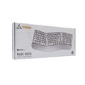 SBOX WK-905-US ERGO, Bezdrôtová klávesnica, biela