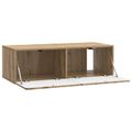 vidaXL Nástenná TV skrinka 98 x 41 x 30 cm Dub artisan