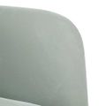 vidaXL Rozkladacia pohovka s podrúčkami, svetlosivá, 54 cm, zamatová