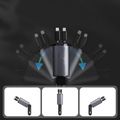 Car charger t-phox flexit 4IN1 86W grey