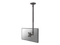 Držiak - plný pohyb - pre Displej LCD - čierna - veľkosť obrazovky: 10"-30" - stropná montáž