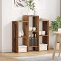 vidaXL Servírovacia skriňa Staré drevo 90 x 30 x 90 cm