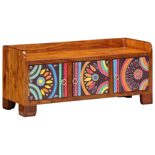 vidaXL Skriňa na topánky s úložiskom Viacfarebný 90 x 35 x 40 cm