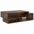 vidaXL Konferenčný stolík Dymová dub 105 x 50 x 32,5 cm