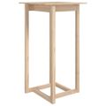 vidaXL Barový stolík 60x60x110 cm masívne borovicové drevo