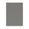 vidaXL plisovaná roleta antracitová 100x100 cm Šírka látky 99,4 cm
