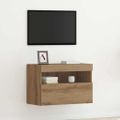 vidaXL TV nástenná skriňa 60 x 30 x 40 cm dub artisan Kompozitné drevo