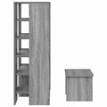 vidaXL Skriňa na topánky 2 ks 62 x 35 x 100 cm Kompozitné drevo