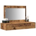 vidaXL Toaletný stolík Hnedá 100 x 40 x 70 cm Kompozitné drevo
