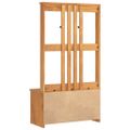 vidaXL Halový strom SANDNES 87x40x159,5 cm masívna borovica
