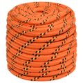 vidaXL Lodné lano oranžové 18 mm 50 m polypropylén
