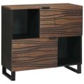 vidaXL Servírovacia skriňa Hnedá 80 x 33 x 75 cm mangový masív
