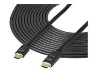 Samec na samca - Aktívny - 28AWG - CL2 hodnotenie pre inštaláciu do steny - Ultra HD 4K x 2K - Aktívny HDMI kábel (HDMM20MA) - HDMI kábel - HDMI s kolíkmi (samec) na HDMI s kolíkmi (samec) - 20 m - dvojnásobne tienený - čierna
