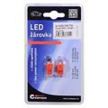 Žiarovka 1LED 12V T10 červená 2ks