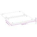 vidaXL Pokrývky na sporák 2 ks 50x28x1,5 cm bambus