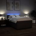 vidaXL Boxspring posteľ s matracom bledosivý 140x190 cm látka