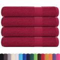 vidaXL Uteráky FROGN 4 ks bordové 100x200 cm 360 g/m²