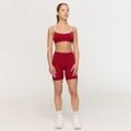 Dámske šortky Varsity Red - GymBeam, veľkosť L, 95 % polyester, 5 % elastane