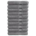 vidaXL Prémiové uteráky do sauny SOLUND 10 ks sivé 80x200 cm 600 g/m2