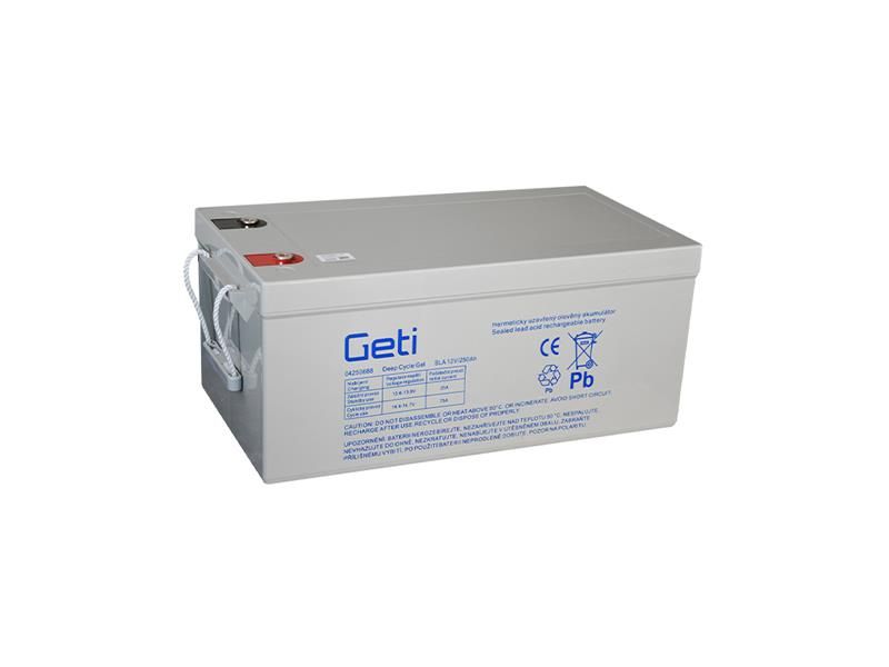 Gélová batéria 12V 250Ah GETI pre soláre