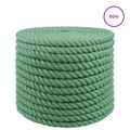 vidaXL Jutové lano 16 mm Zelená 100% Tossa juta
