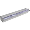 Obdĺžniková bazénová fontána/vodopád s LED, nehrdzavejúca oceľ 60 cm