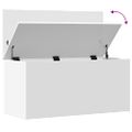 vidaXL Úložný box biely 100x42x46 cm kompozitné drevo