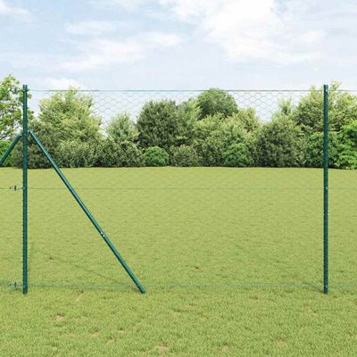 vidaXL Hexagonálny plotový základ 100 x 1,5 m PVC potiahnutá oceľ