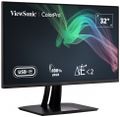 Viewsonic VP3256-4K 32"W IPS/3840x2160/20M:1/5ms/350 cd/2xHDMI/DP/USB-C/3xUSB/VESA/Repro/Pivot/Nastavitelný LED monitor, 31,5", IPS, 3840x2160, 16:9, 5ms, 350cd/m2, 2x HDMI, DisplayPort, 2x USB, 1x USB typ C, PIVOT, cerný, energ. tr. G