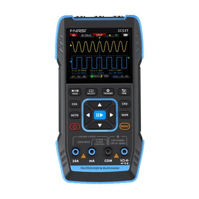FNIRSI 2C53T 3 v 1 prenosný osciloskop multimeter generátor signálu