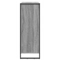 vidaXL Skriňa na topánky Sivý Sonoma 79 x 36 x 100 cm Kompozitné drevo