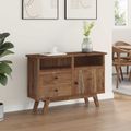 vidaXL Servírovacia skriňa Prírodná 100 x 30 x 68 cm