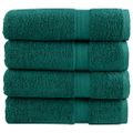 vidaXL Prémiové osušky SOLUND 4 ks fialové 100x150 cm 600 g/m2
