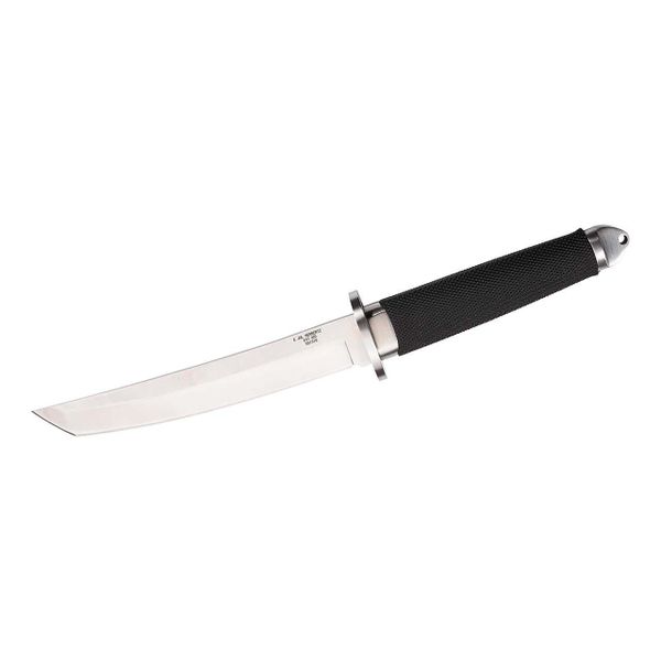 Herbertz 581318 opaskový nôž, 18cm Tanto, pogumovaná čierna