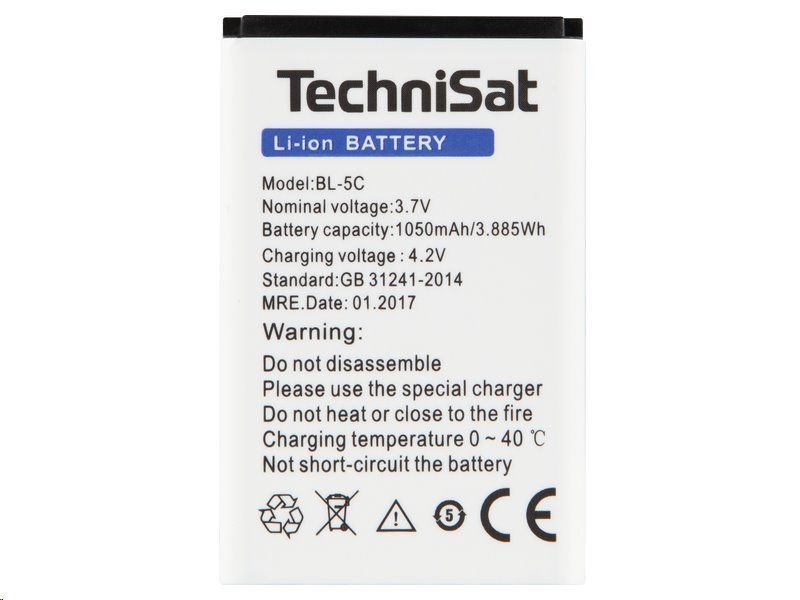 Akumulátor TechniSat BL-5C /1002/4997/ pre DIGITRADIO RDR/RDR XL/6/VIOLA 3
