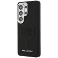 Karl Lagerfeld puzdro Embossed Ring Initials MagSafe pre Samsung Galaxy S26 Ultra čierne