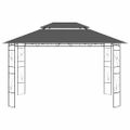 vidaXL Altánok 4x3x2,7 m antracitový 160 g/m²