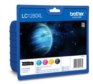 LC-1280XLVALBP (atrament multipack-čierna+tri farby)
